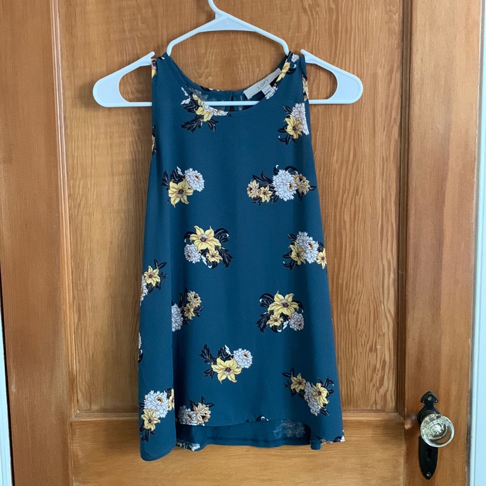 Loft Petite XSP Shell Blouse